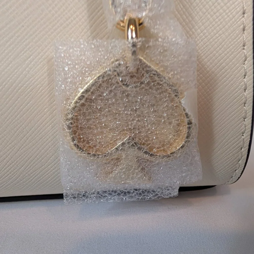 RAFFLE - ONLY 4 LEFT  NWT Kate Spade Madison Puffy Heart Small Satchel MSRP $409 - Picture 13 of 14